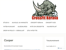 Tablet Screenshot of crossfitkerava.com